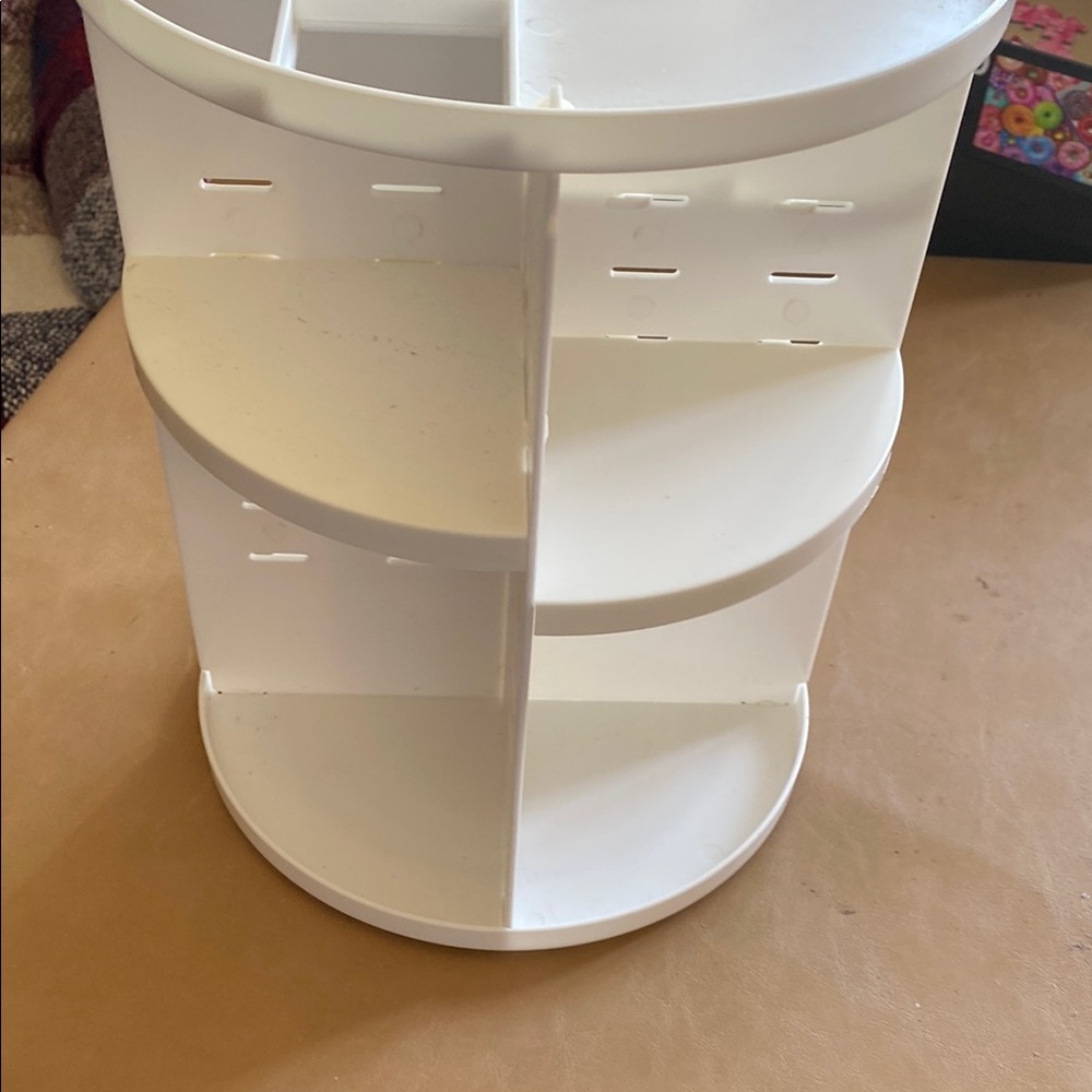 White Rotating Organizer - Picture 7 of 8